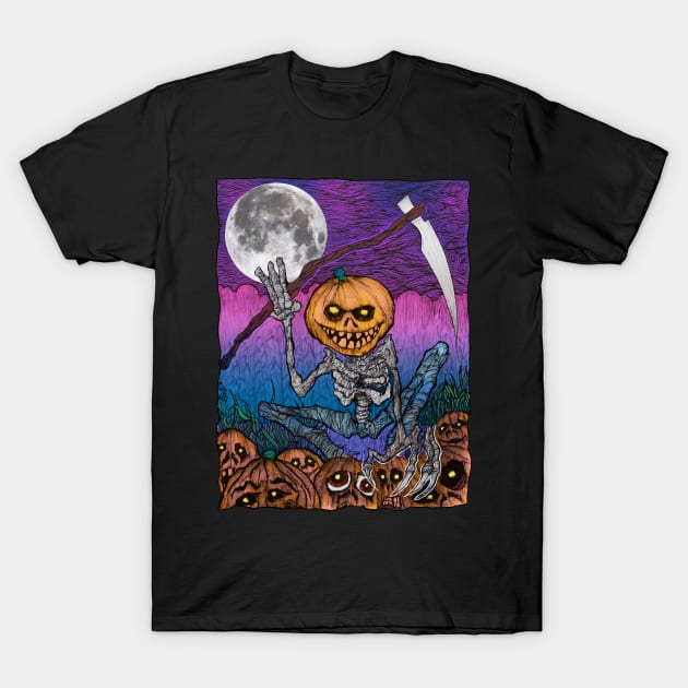 The Great Pumpkin - Halloween 2023 T-Shirt by Christopher's Doodles